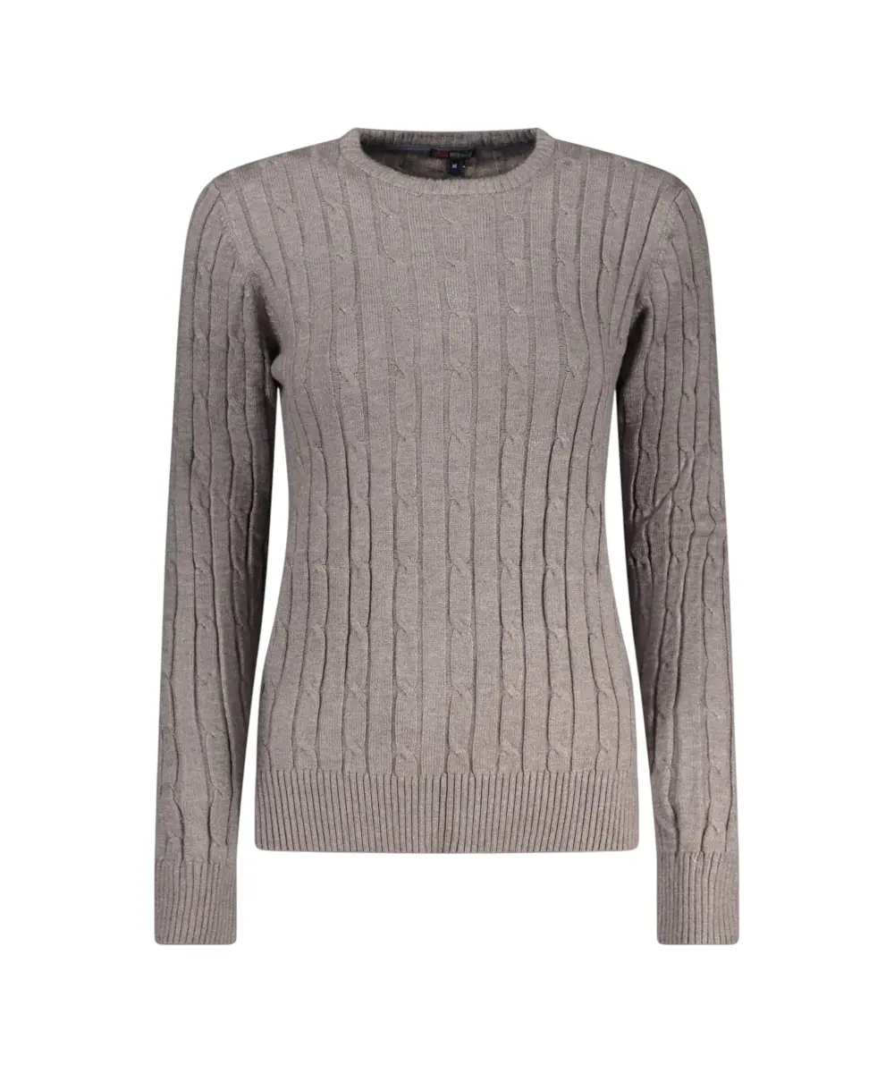 Scuola Nautica Italiana - Γυναικείο πουλόβερ Crewneck 853405-GREYME Γκρι