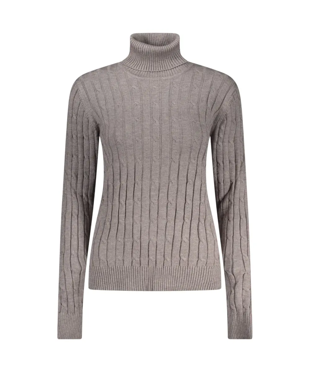 Scuola Nautica Italiana - Γυναικείο πουλόβερ Ζιβάγκο Dolcevita 853406-GREYME Γκρι