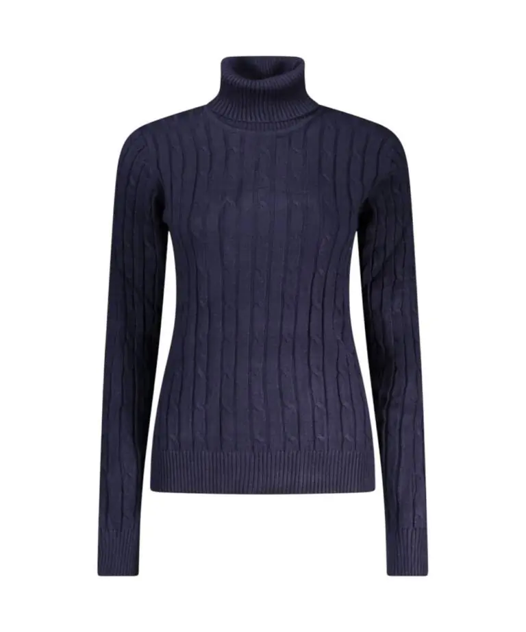 Scuola Nautica Italiana - Γυναικείο πουλόβερ Ζιβάγκο Dolcevita 853406-NAVY Μπλε Ναυτικό