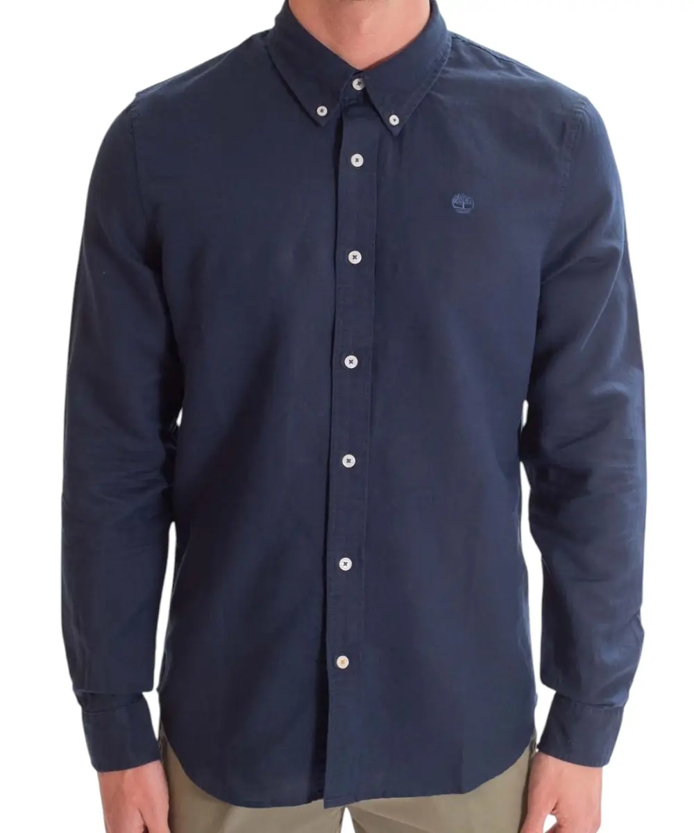 Timberland - Ανδρικό Πουκάμισο Lovell Lake Shirt TB0A2DR9-433 Μπλε Σκούρο