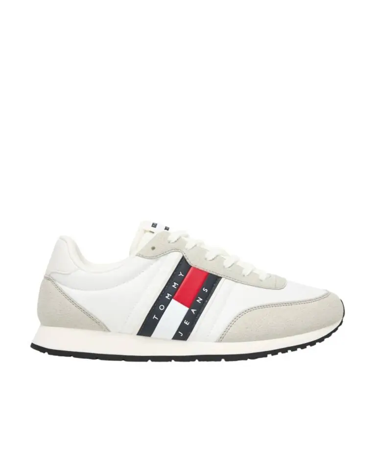 Tommy Hilfiger - Ανδρικά Sneakers Tjm Classic Runner EM0EM01709-YBL Λευκό