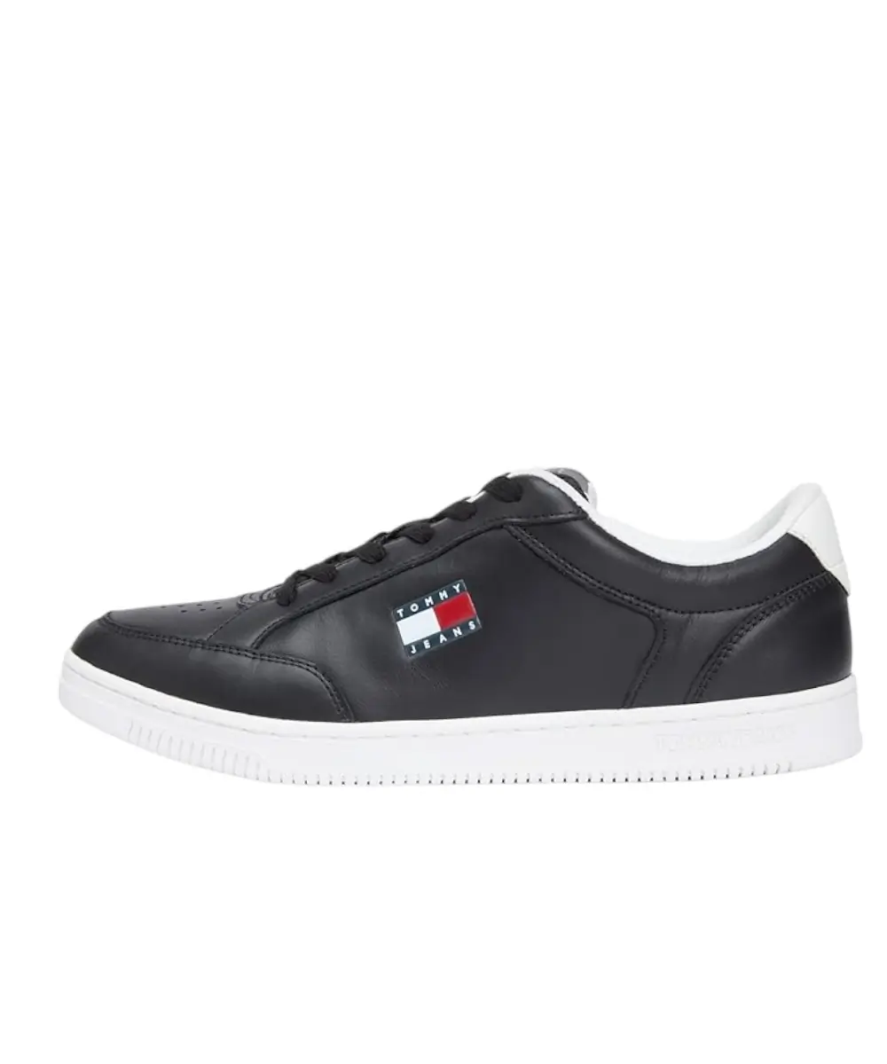 Tommy Hilfiger - Ανδρικά Sneakers Tjm Cupsole Long Lace Leather EM0EM01707-BDS Μαύρο