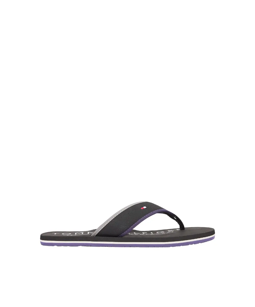 Tommy Hilfiger - Ανδρικές Σαγιονάρες Tumble Beach Sandal FM0FM05710-BDS Μαύρο