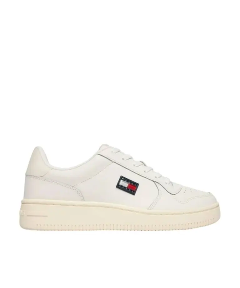 Tommy Hilfiger - Γυναικεία Sneakers Tjw Basket EN0EN02980-YBL Λευκό