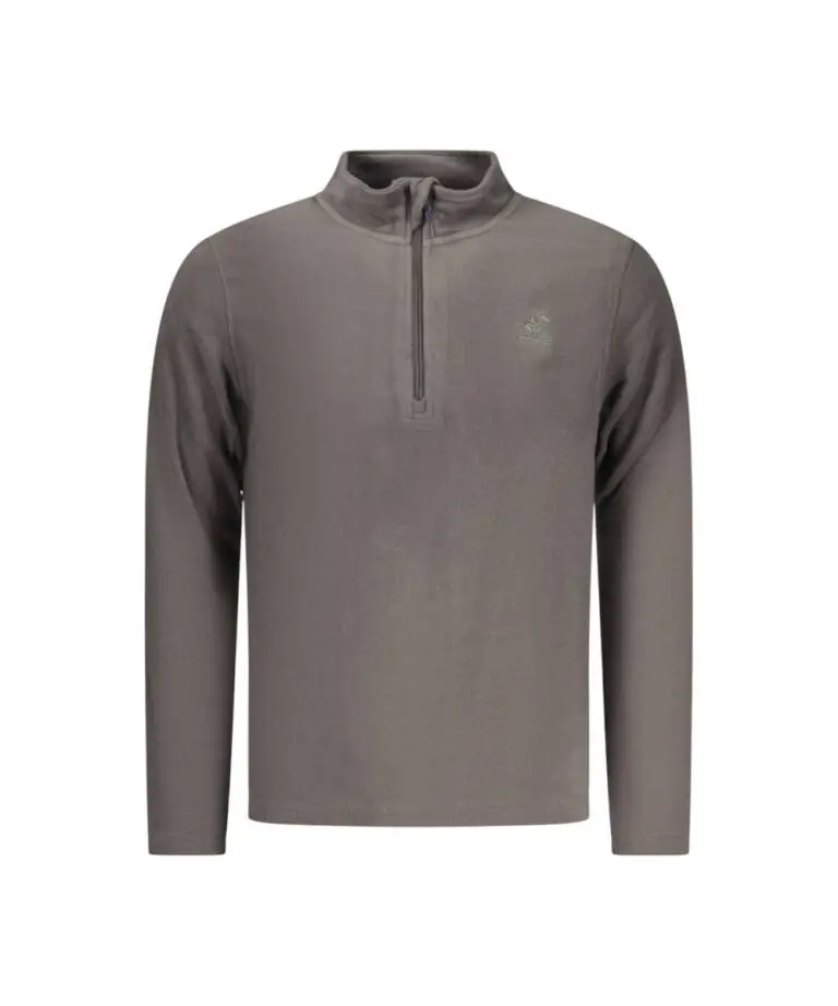 U.S. Grand Polo - Ανδρικό Φούτερ Με Λογότυπο Half Zip Jupiter AU02831-A5400 Γκρι