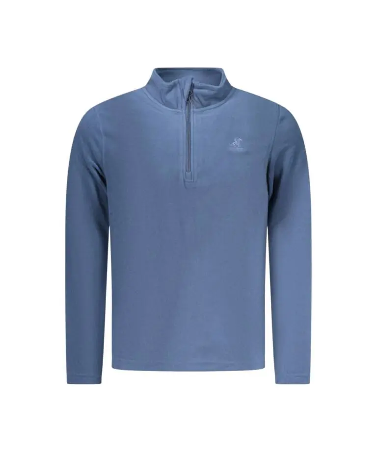 U.S. Grand Polo - Ανδρικό Φούτερ Με Λογότυπο Half Zip Jupiter AU02831-A7400 Μπλε