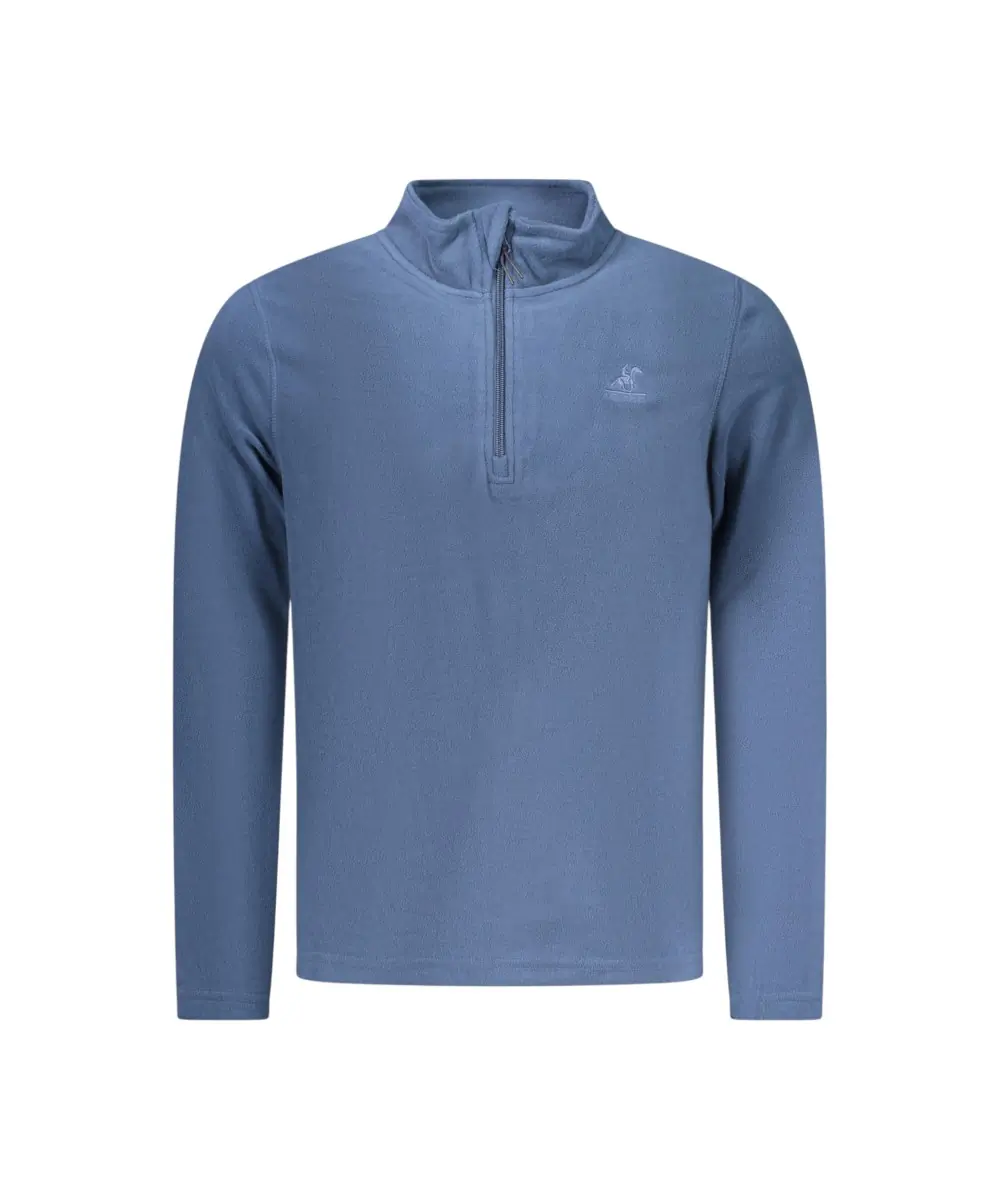U.S. Grand Polo - Ανδρικό Φούτερ Με Λογότυπο Half Zip Jupiter AU02831-A7400 Μπλε