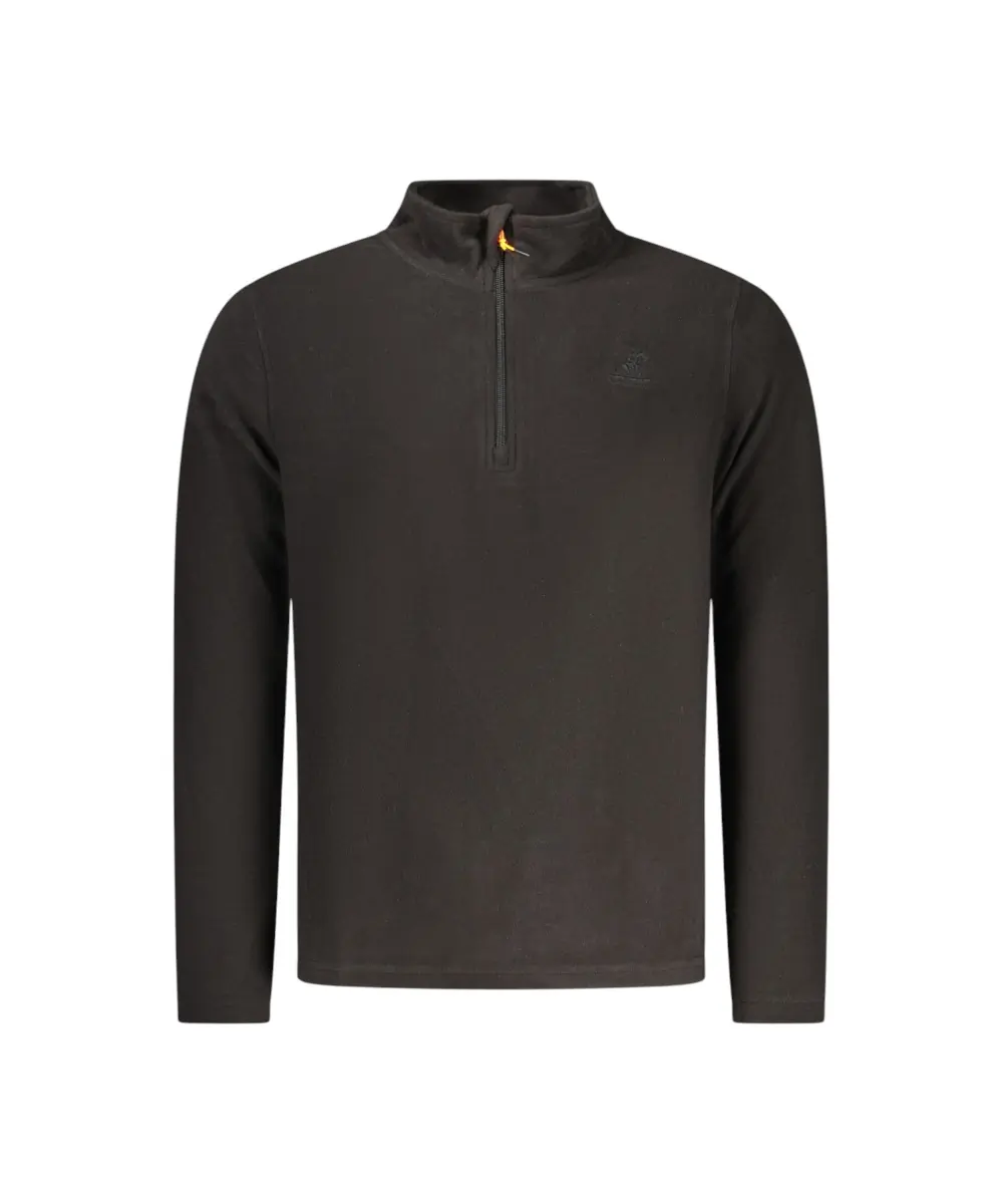 U.S. Grand Polo - Ανδρικό Φούτερ Με Λογότυπο Half Zip Jupiter AU02831-A7250 Μαύρο