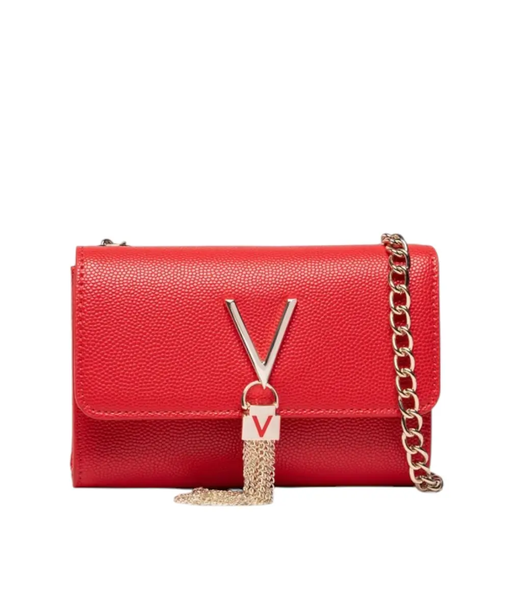 Valentino Bags - Γυναικεία Τσάντα Ώμου Divina VBS1R403G-003 Κόκκινο