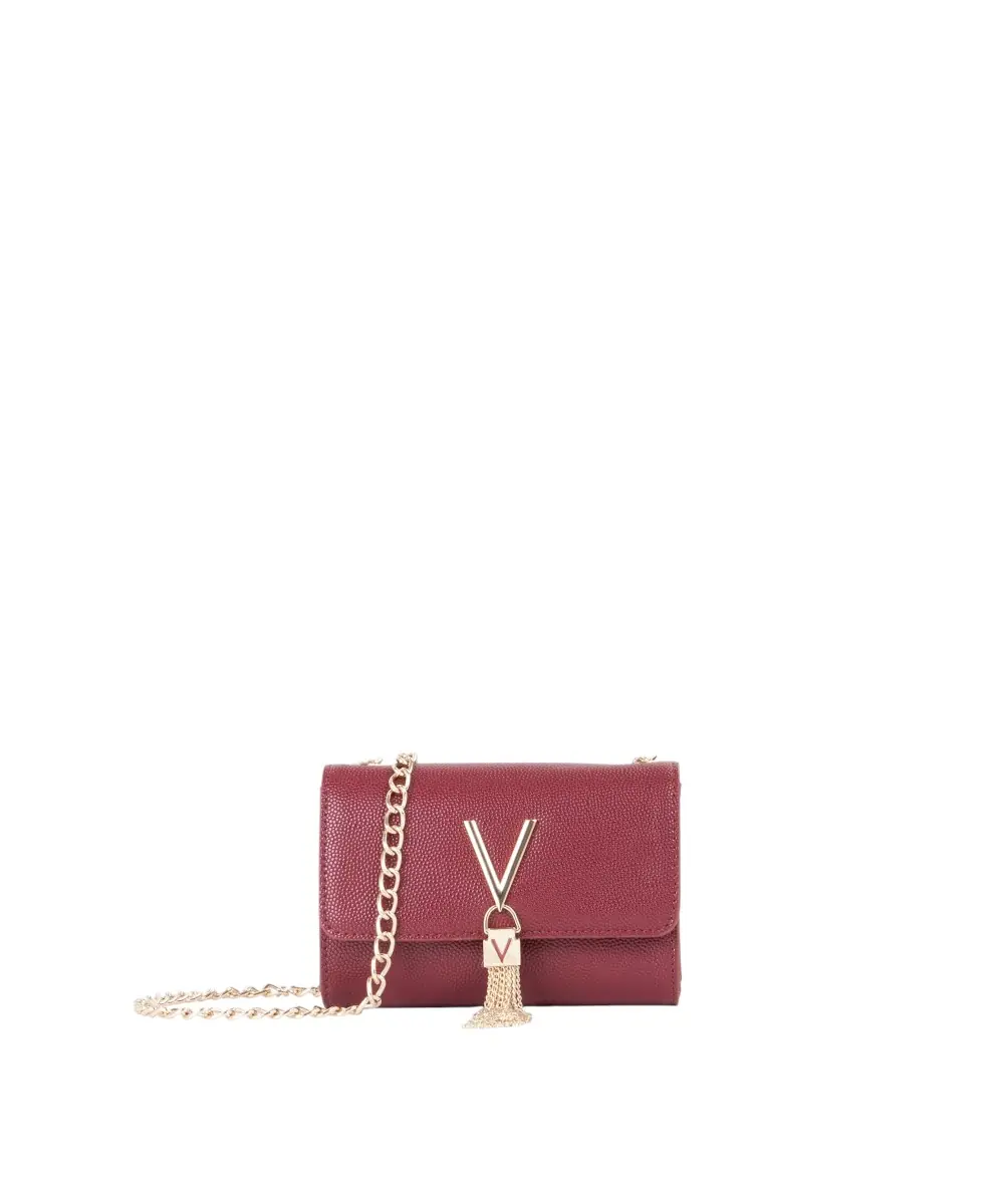 Valentino Bags - Γυναικεία Τσάντα Ώμου Divina VBS1R403G-069 Μπορντό