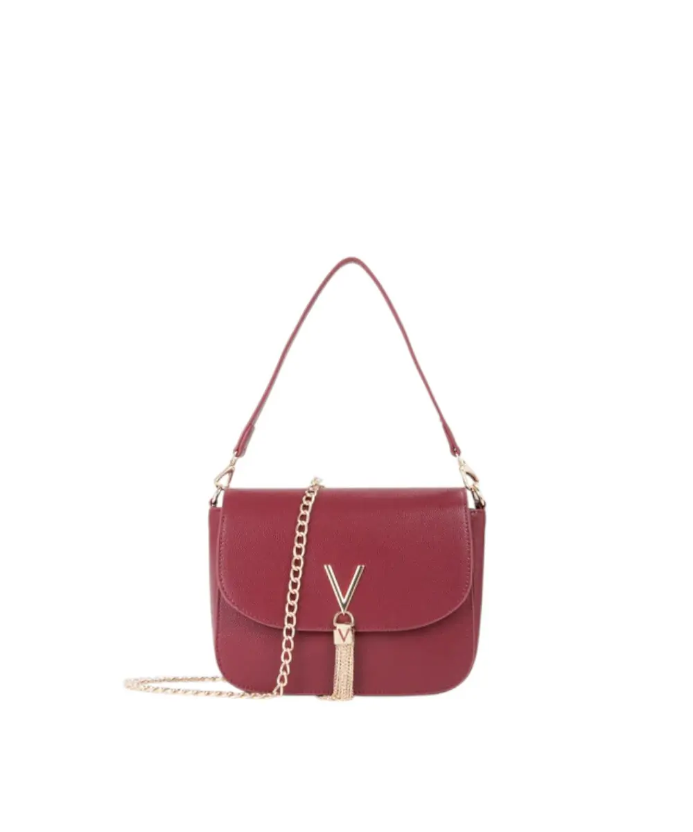 Valentino Bags - Γυναικεία Τσάντα Ώμου Divina VBS1R404-069 Μπορντό