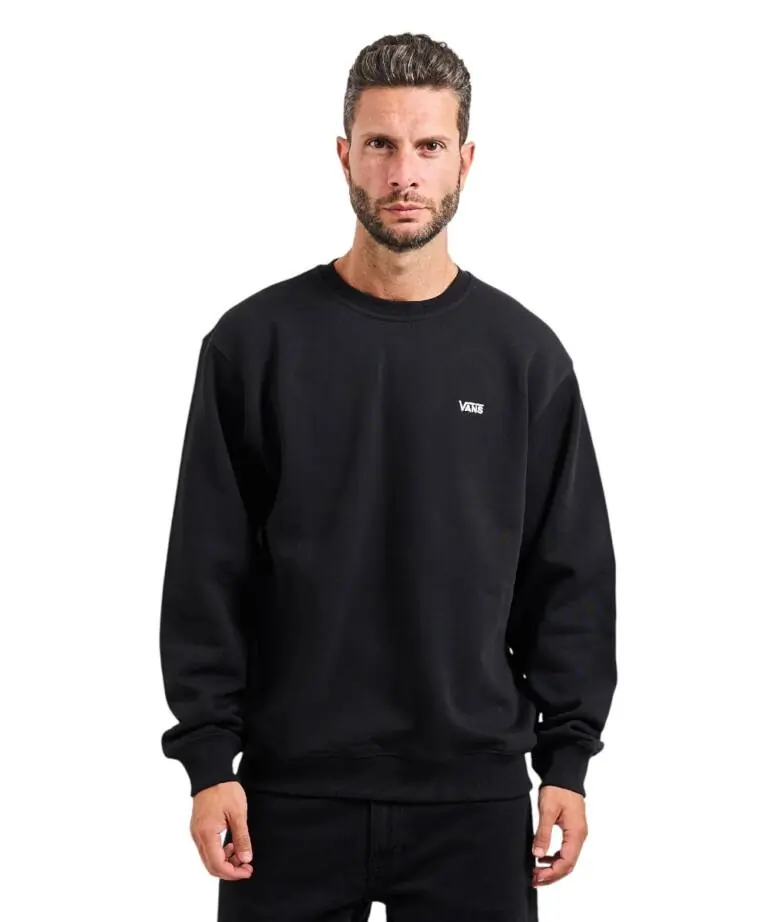 Vans - Ανδρικό Φούτερ Left Chest Ii Loose Crew VN000P20-BLK Μαύρο