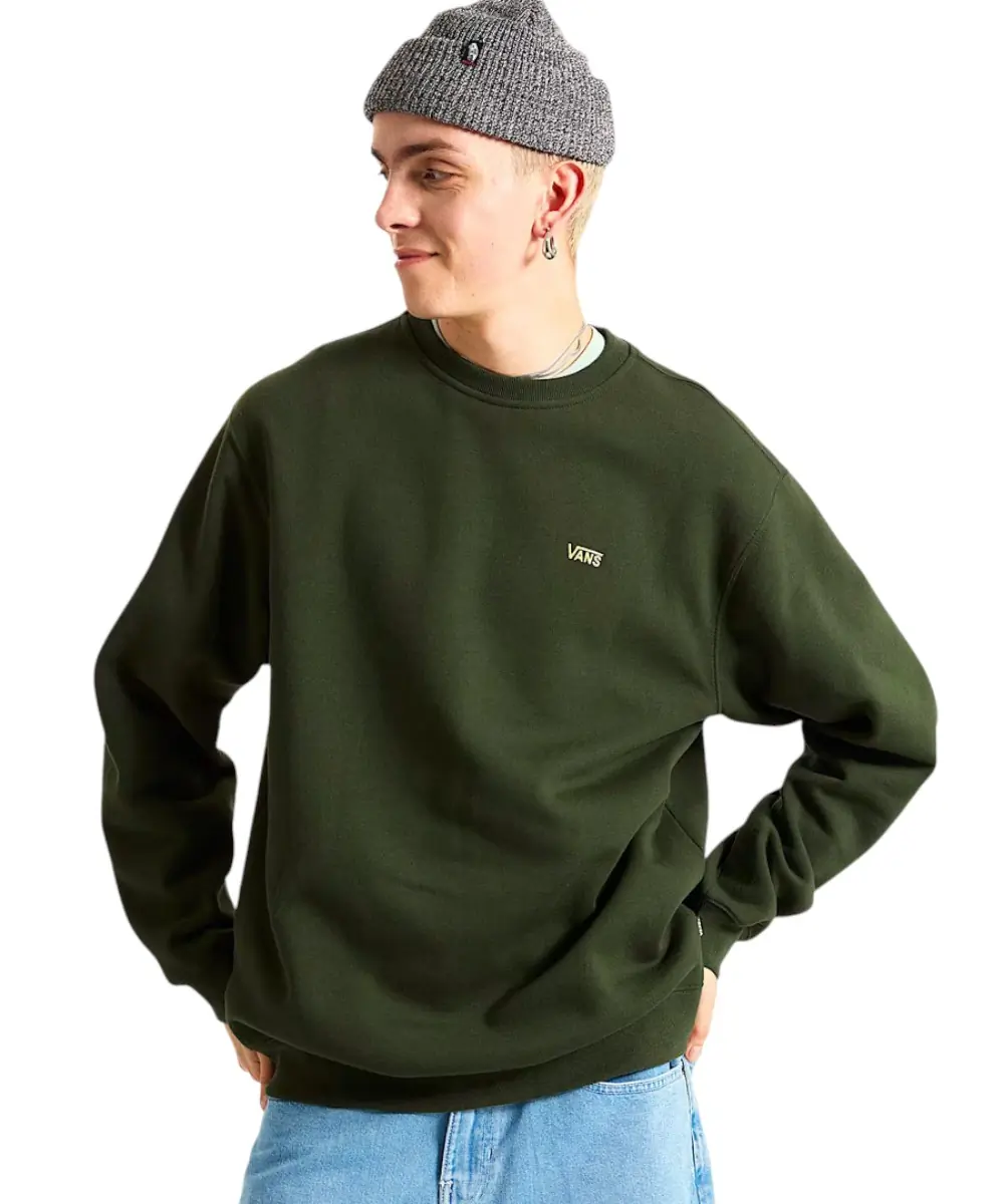 Vans - Ανδρικό Φούτερ Left Chest Ii Loose Crew VN000P20-EMU Κυπαρισσί