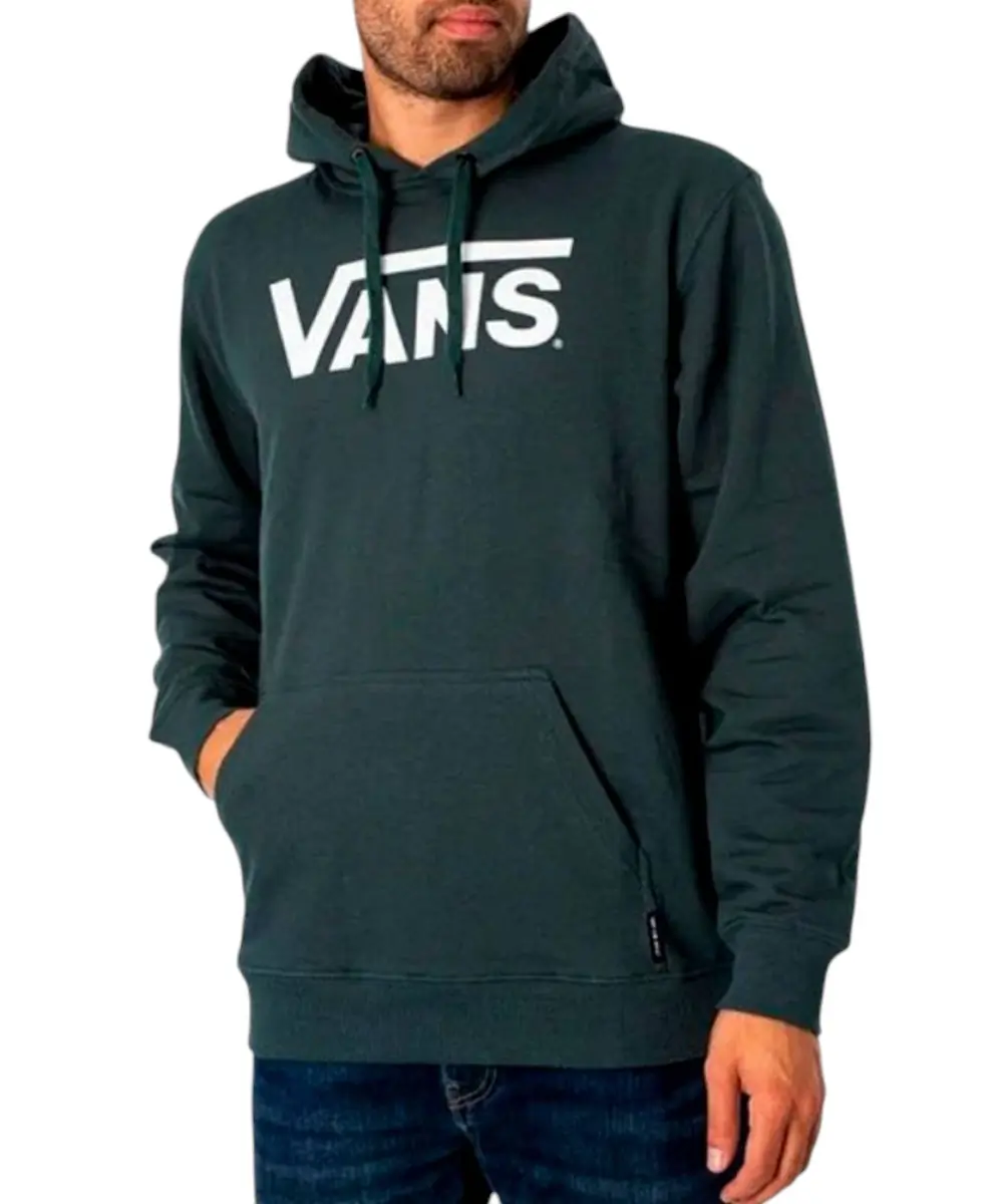 Vans - Ανδρικό Φούτερ Με Κουκούλα Classic Po-B VN0A7Y3X-2LN Πράσινο