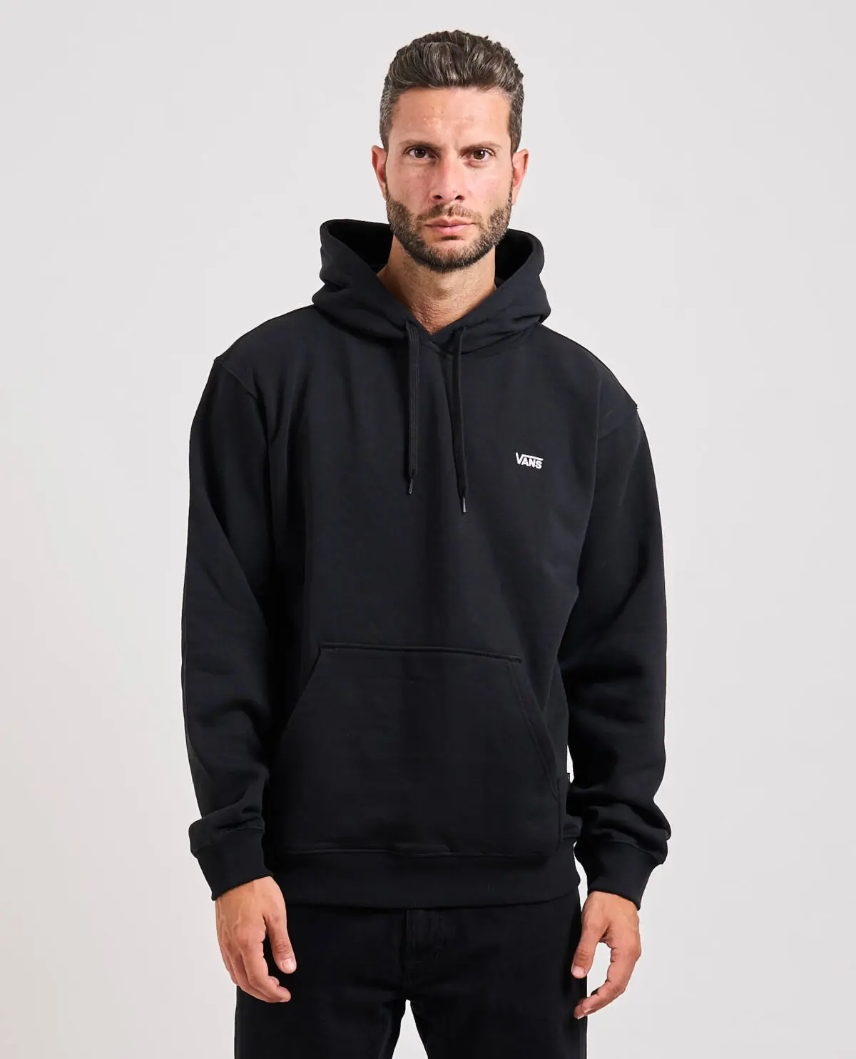 Vans - Ανδρικό Φούτερ Με Κουκούλα Left Chest Ii Loose Po VN000P21-BLK Μαύρο