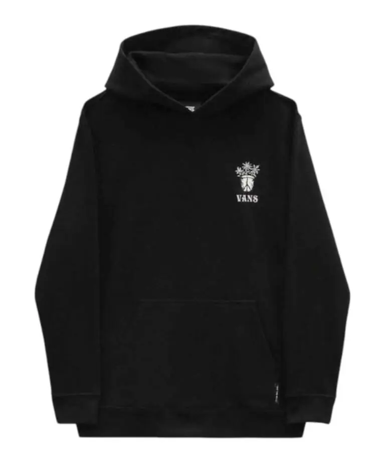 Vans - Ανδρικό Φούτερ Με Κουκούλα Peace Head VN000AEY-BLK Μαύρο