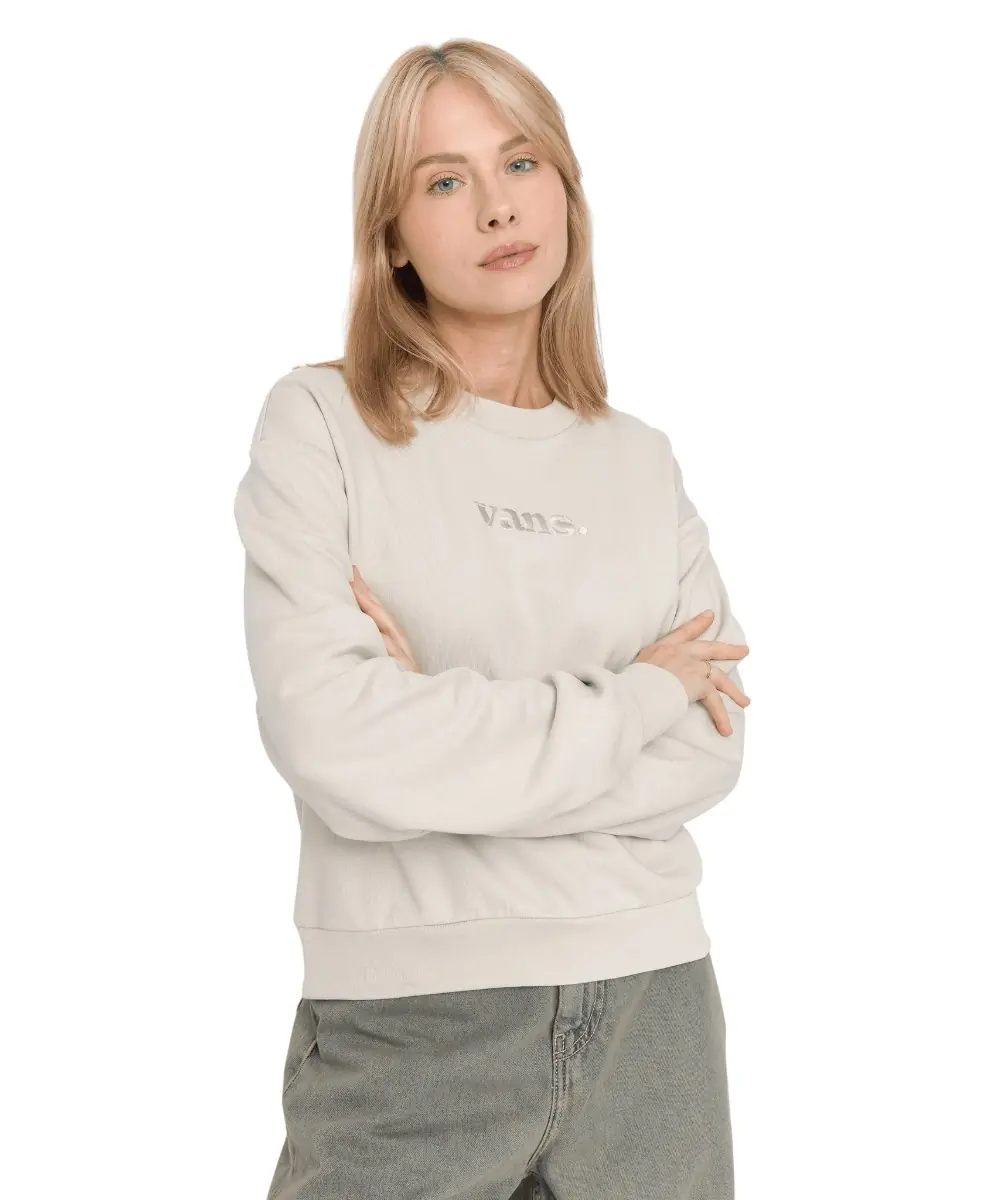 Vans - Γυναικείο Φούτερ W Essential H Fit Rlx Crew VN000RAM-EN9 Μπεζ