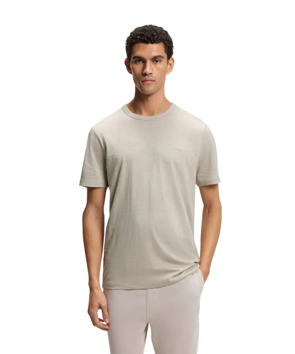 Hugo Boss - Ανδρικό T-shirt Tegood Regular Fit 50508243-070 Μπεζ