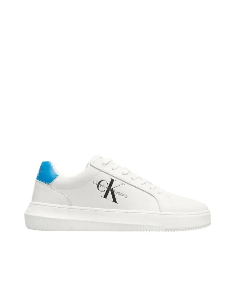 Calvin Klein - Cupsole Mono Lth Ανδρικά Chunky Sneakers YM0YM00681-0LI Λευκό