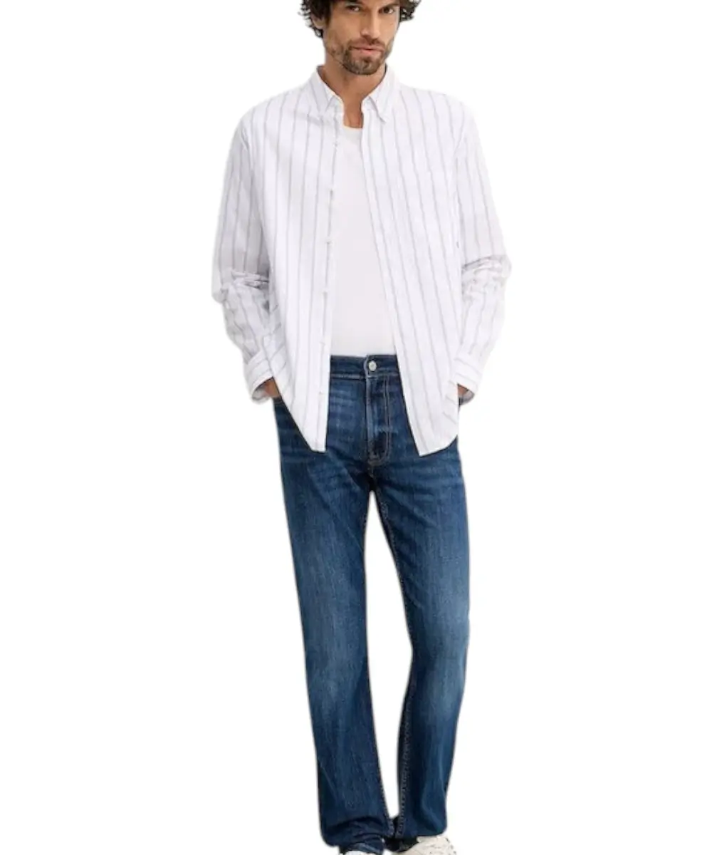 Calvin Klein – Ανδρικό Jean Slim Taper LV04RE777G-Q8D Μπλε