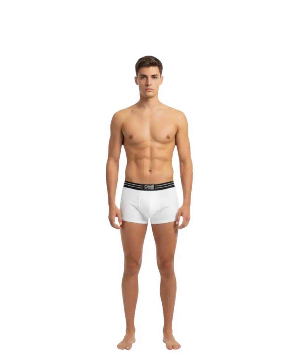 Cavalli Class - Ανδρικά Μποξεράκια 3Pack QXO01BJD003-00053 Λευκό