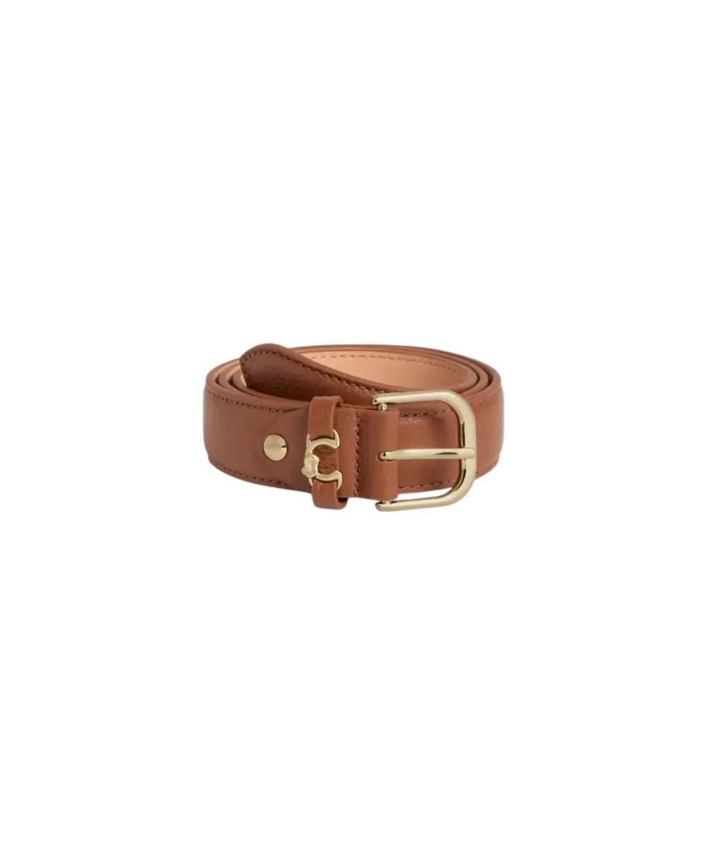 Coccinelle - Γυναικεία Ζώνη Metal Loop E3TOS110601-W11 Καφέ