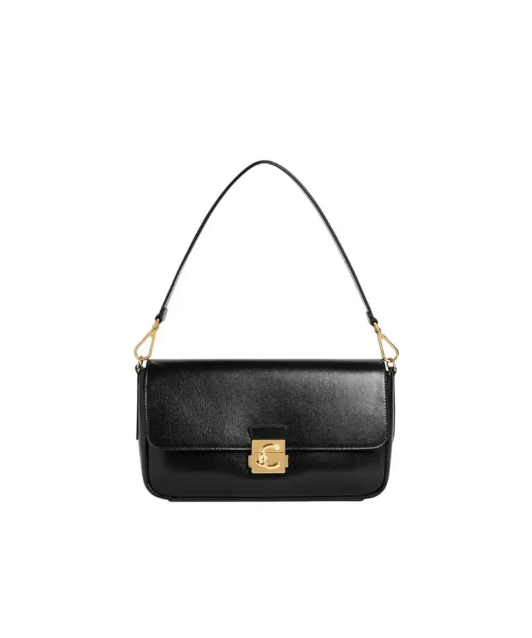 Coccinelle - Γυναικεία τσάντα C-Me Lock Large E1U4M120101-001 Μαύρο