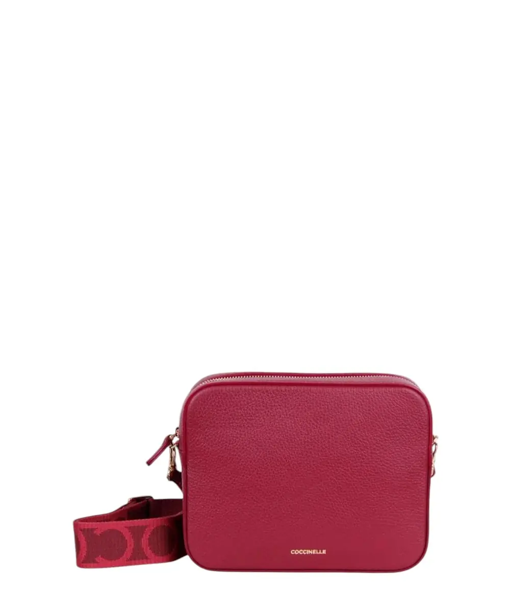 Coccinelle - Γυναικεία τσάντα Mini Tebe Crossover Bag E5MN555M301-R52 Μπορντό