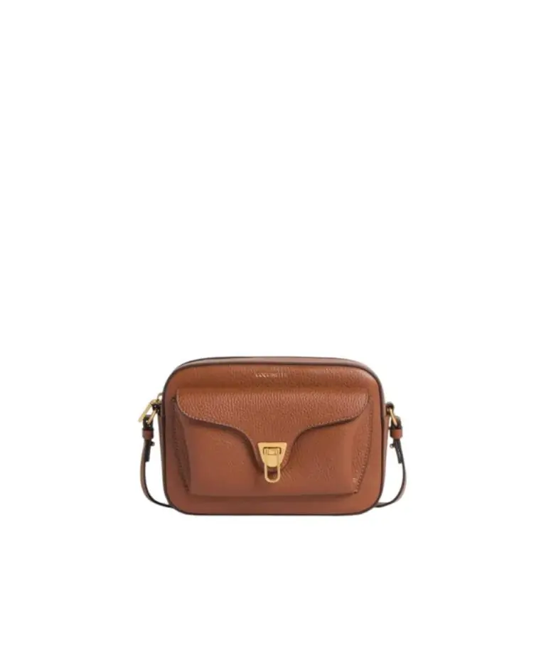 Coccinelle - Γυναικεία τσάντα Χιαστί Beat Small Camera Bag E1MF6150201-W11 Καφέ