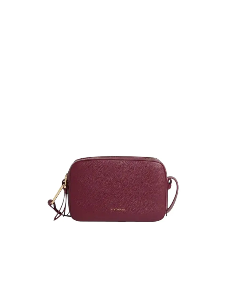 Coccinelle - Γυναικεία τσάντα Χιαστί Malory Small E1R1K150101-R52 Μπορντό