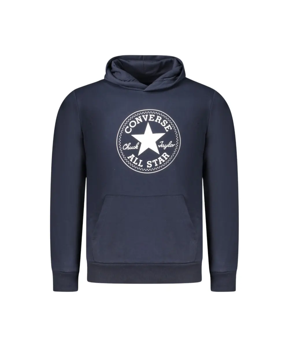 Converse - Παιδικό Φούτερ Fleece Με Κουκούλα 9CC858-695 Μπλε Ναυτικό