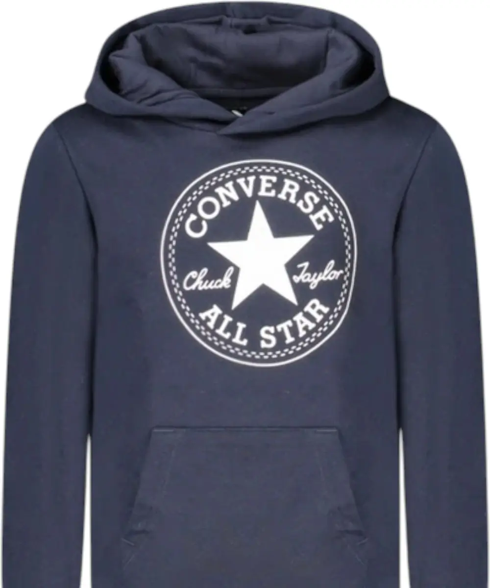 Converse - Παιδικό Φούτερ Unisex Με Κουκούλα 8CC858-695 Μπλε Ναυτικό