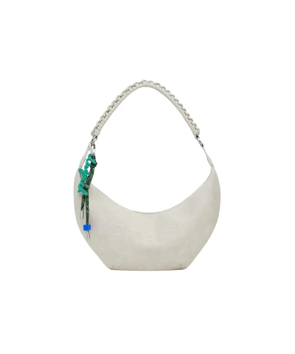 Desigual - Γυναικεία Τσάντα Ώμου Half Logo Zante 25WAXPB3-6006 Μπεζ