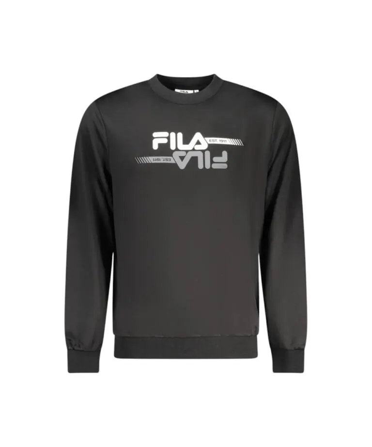 Fila - Ανδρική Μπλούζα Φούτερ Manta FAM1125-80010 Μαύρο