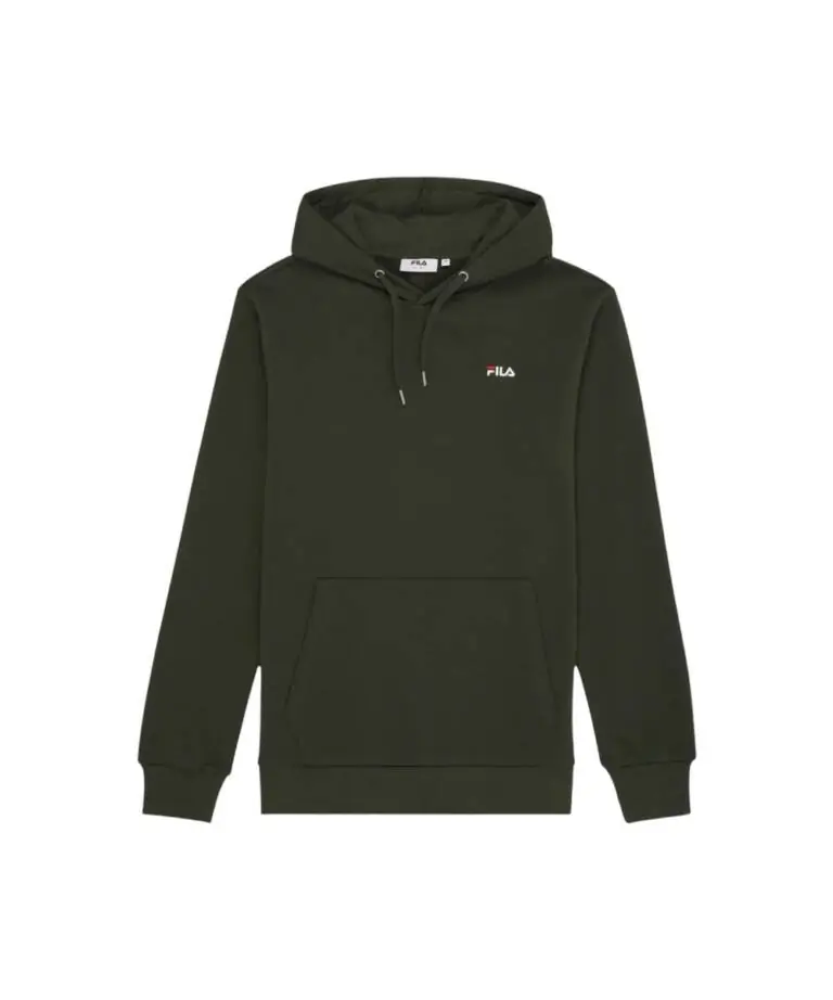 Fila - Ανδρική Μπλούζα Φούτερ Με Κουκούλα Lumezzane FAM0875-60081 Πράσινο