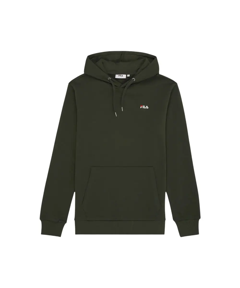 Fila - Ανδρική Μπλούζα Φούτερ Με Κουκούλα Lumezzane FAM0875-60081 Πράσινο