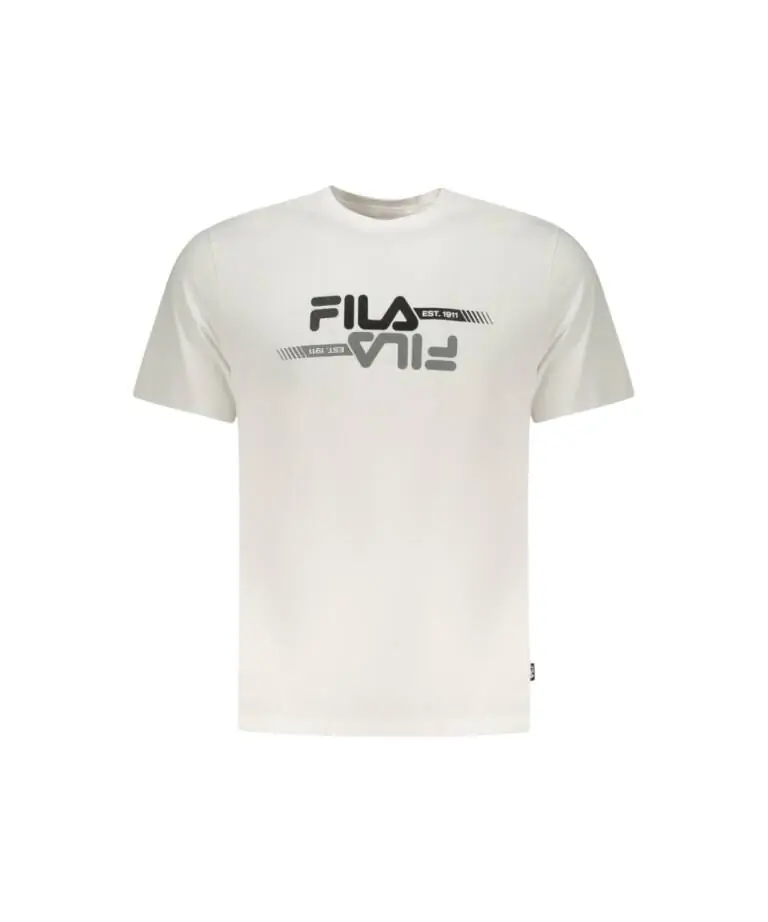 Fila - Ανδρικό T-shirt Manta FAM1126-10001 Λευκό