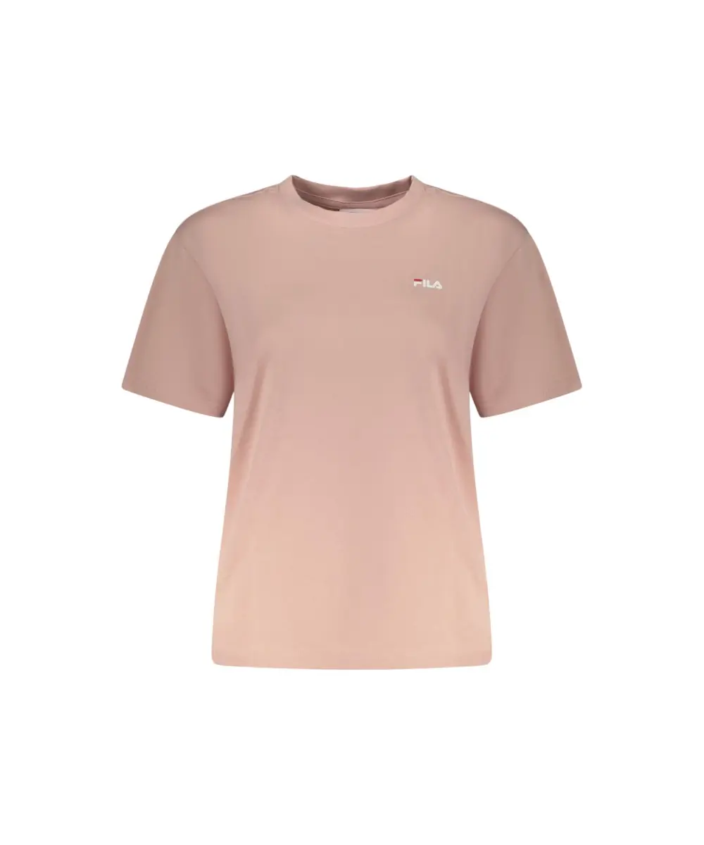 Fila - Γυναικείο Αθλητικό Κοντομάνικο T-shirt Lignano FAW1053-40029 Ροζ