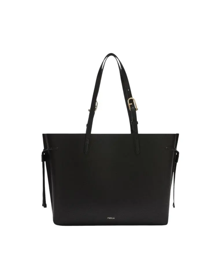 Furla - Γυναικεία Δερμάτινη Τσάντα Ώμου Ava Tote L WB02001-BX4329-3924S Μαύρο