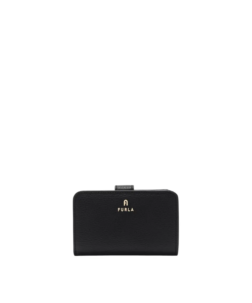 Furla - Γυναικείο Δερμάτινο Πορτοφόλι Camelia Card Case M WP00314-ARE000-O6000 Μαύρο