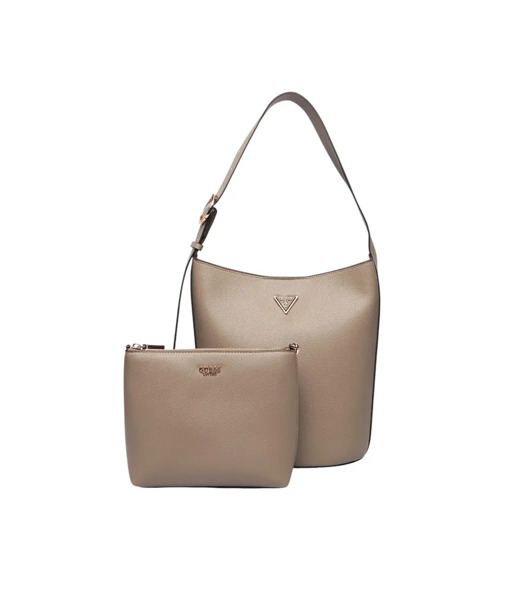 Guess - Γυναικεία Τσάντα Ώμου/Χειρός Meridian II HWBG6974040-DRT Μπεζ