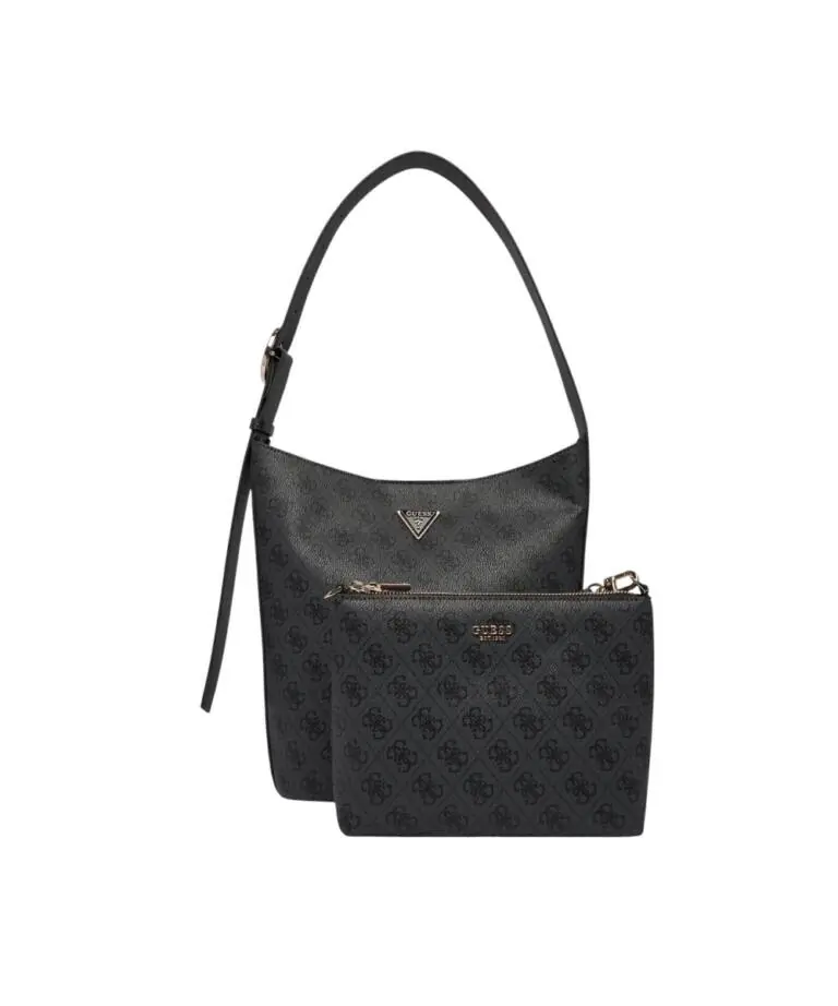 Guess - Γυναικεία Τσάντα Ώμου/Χειρός Meridian II HWSG6974040-CLO Ανθρακί