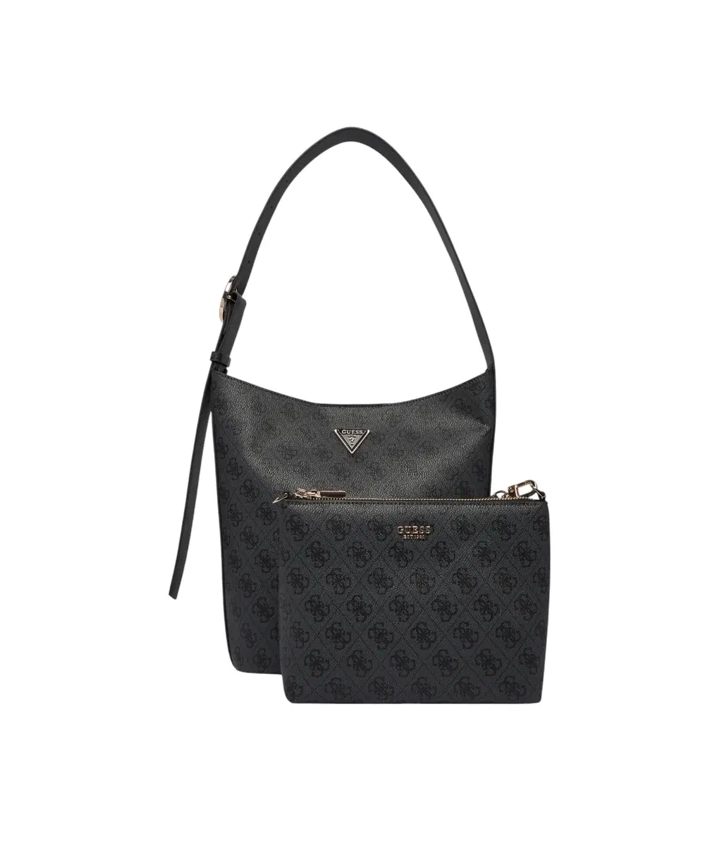 Guess - Γυναικεία Τσάντα Ώμου/Χειρός Meridian II HWSG6974040-CLO Ανθρακί
