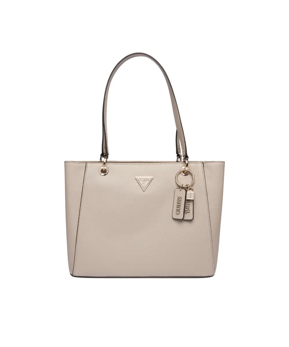 Guess - Γυναικεία Τσάντα Ώμου/Χειρός Noelle II HWZG9672250-TAU Μπεζ