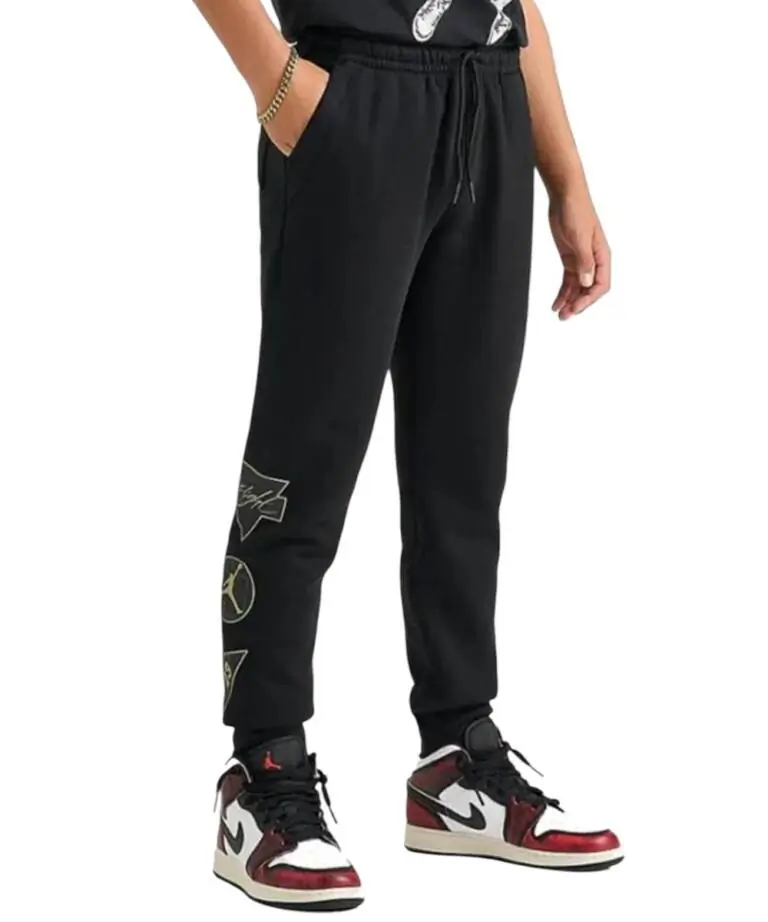 Jordan - Αθλητικό Παιδικό Παντελόνι Φόρμας Jr Fleece 95D544-023 Μαύρο