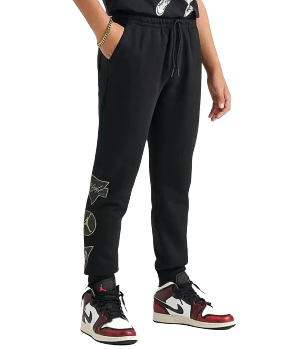 Jordan - Αθλητικό Παιδικό Παντελόνι Φόρμας Jr Fleece 95D544-023 Μαύρο
