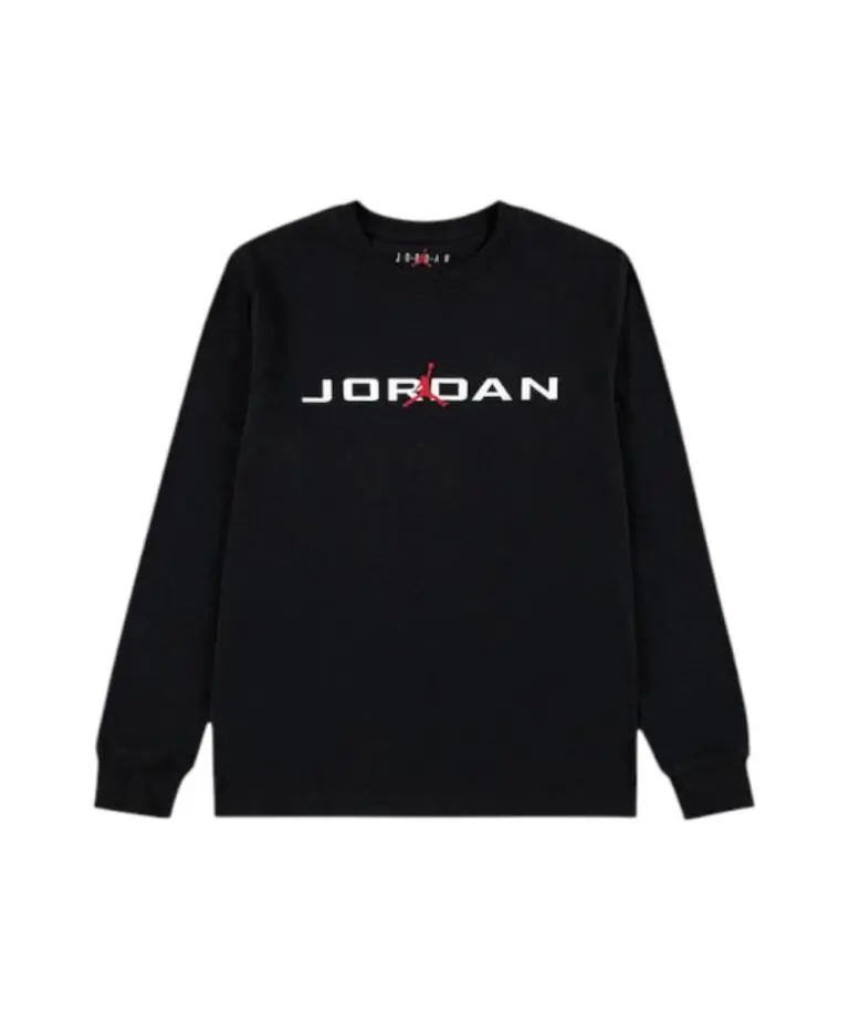 Jordan - Παιδική Μακρυμάνικη Μπλούζα Baseline 95D668-023 Μαύρο