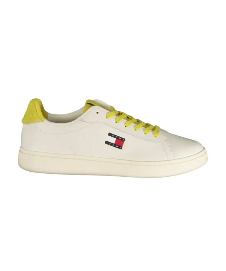 Tommy Hilfiger - Ανδρικά Sneakers Th Archive '98 EM0EM01596-0K4 Λευκό/Κίτρινο