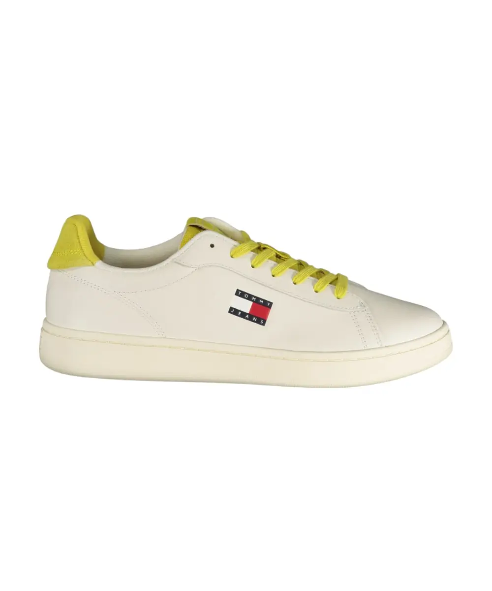 Tommy Hilfiger - Ανδρικά Sneakers Th Archive '98 EM0EM01596-0K4 Λευκό/Κίτρινο
