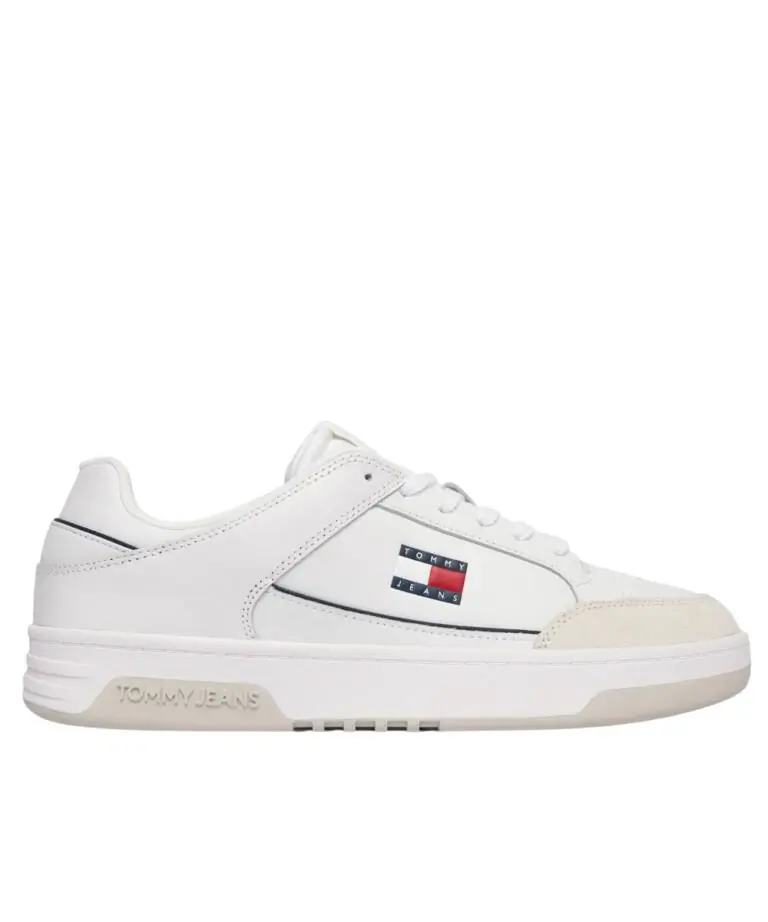 Tommy Hilfiger - Ανδρικά Sneakers Tjm Cupsole Leather EM0EM01660-YBS Λευκό